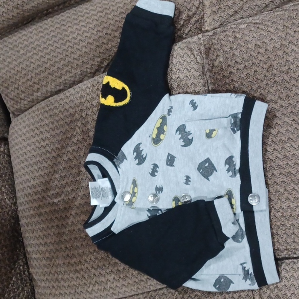 Batman 0-3 month baby jacket